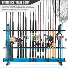 Aluminum Fishing Rod Holder Rack - 24/36/48 Slots