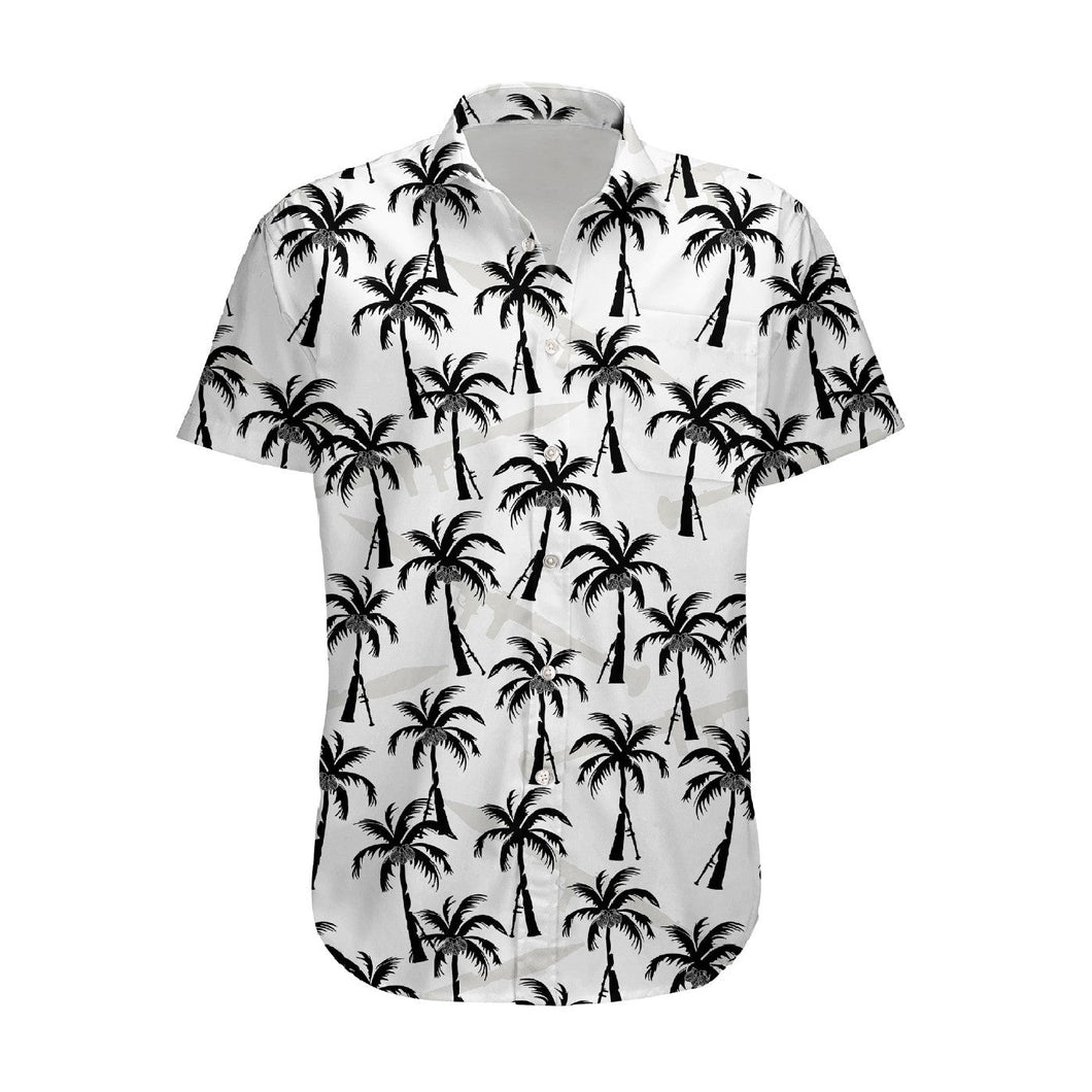 RPGs and Palm Trees Button-up