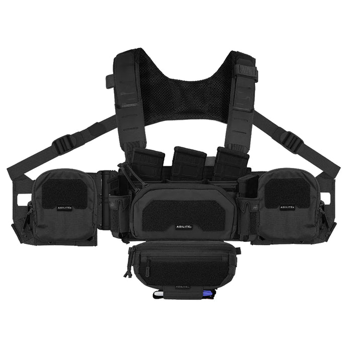 Black; Agilite - Reaper Rig Warfighting Bundle Multicam - HCC Tactical