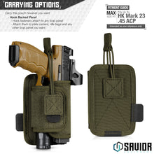 Universal Pistol Holster w/ Hook Backing