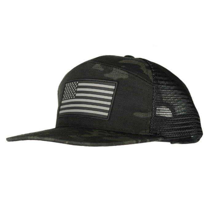 STMC® Black Ripstop Flag Hat