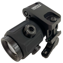 Black; EOTECH - G43 Magnifier w/ FAST Omni Flip-To-Center Magnifier Mount - HCC Tactical