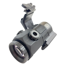 Black; EOTECH - G45 Magnifier w/ FAST Omni Flip-To-Center Magnifier Mount Black Profile - HCC Tactical