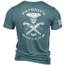 Athletic Teal; Patriots Life For Me (Tri-Blend) - HCC Tactical 
