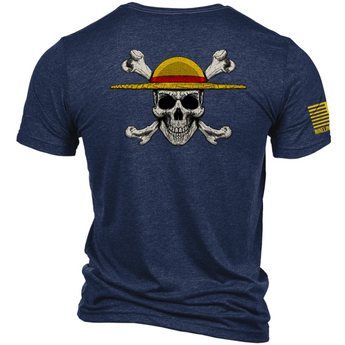 Navy; Nine Line - Straw Hat (Tri-Blend) - HCC Tactical