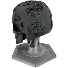 Light Silver; Nod-Pod - Skull Helmet Stand Back Left Profile - HCC Tactical