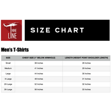 Nine Line - Mens Tee- Size Guide - HCC Tactical