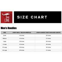 Nine Line - Mens Size Chart Hoodie - HCC Tactical