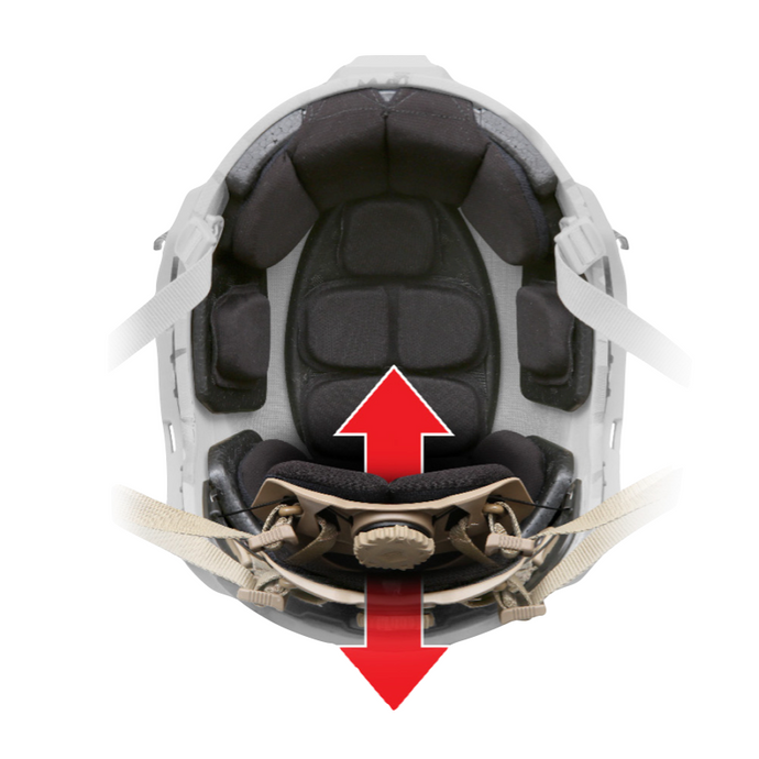 Black; Ops-Core - LockDown Liner System - HCC Tactical