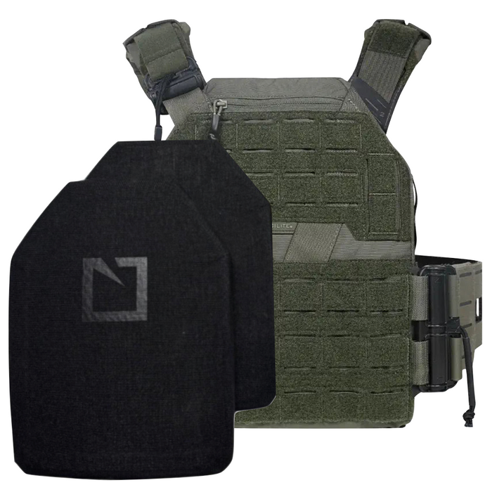 Ranger Green; Agilite - K-Zero SF Plate Carrier & 3411 LEVEL III+ - Sapi - HCC Tactical