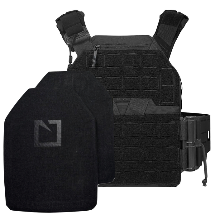 Black; Agilite - K-Zero SF Plate Carrier & M210 Loadout - Sapi - HCC Tactical