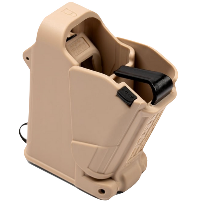Desert Tan; Maglula - UpLULA® universal pistol magazine loader 9mm – .45ACP - HCC Tactical