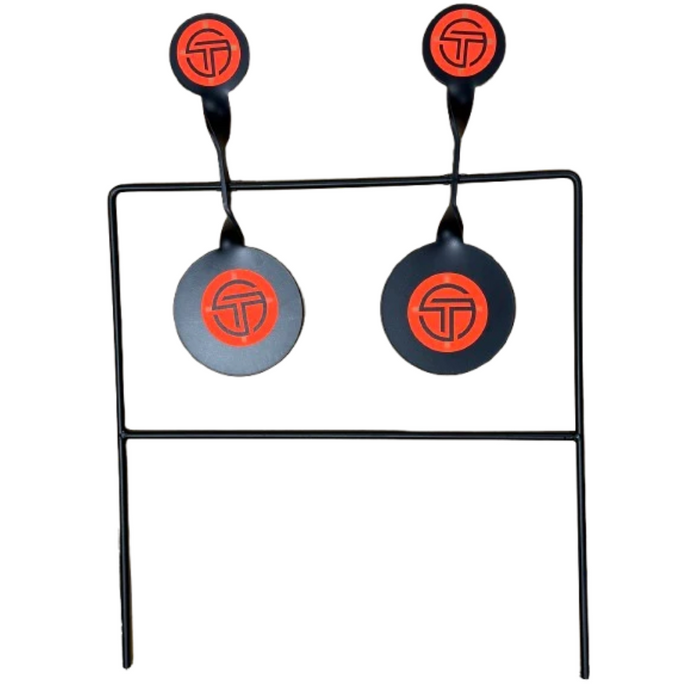 Black; Shooting Targets USA LLC - Rimfire Double - HCC Tactical