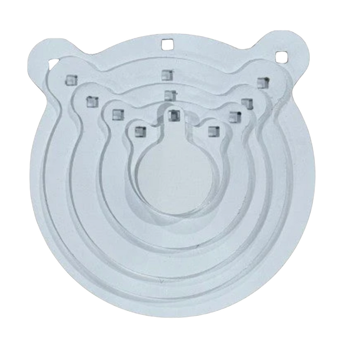 Shooting Targets USA LLC - Combo Set Gongs 1/4" - HCC Tactical