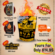 Fire Plugs - Fire Starter Tinder