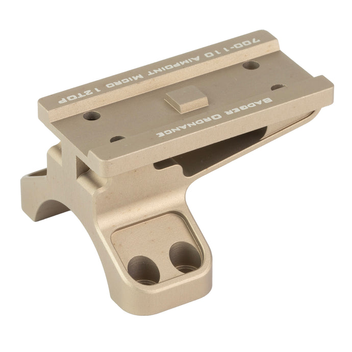 Tan; Badger Ordnance - C1 12 O'Clock Top Optical Plate - HCC Tactical