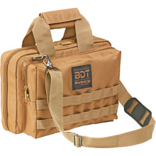 Tan; Bulldog Cases - Deluxe 2 Pistol Range Bag - HCC Tactical