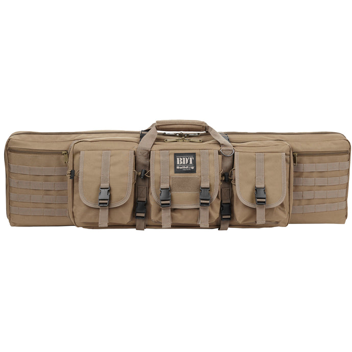 Tan; Bulldog Cases - Deluxe 36" Single Tactical Rifle - HCC Tactical