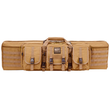 Tan; Bulldog Cases - Deluxe Double Tactical Rifle - HCC Tactical