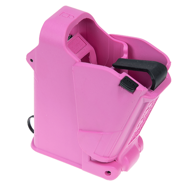 Pink; Maglula - UpLULA® universal pistol magazine loader 9mm – .45ACP - HCC Tactical