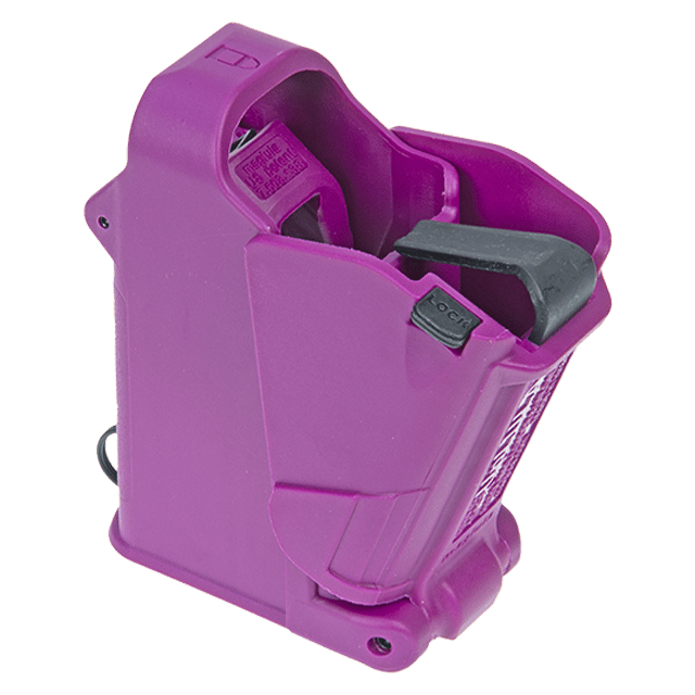 Purple; Maglula - UpLULA® universal pistol magazine loader 9mm – .45ACP - HCC Tactical
