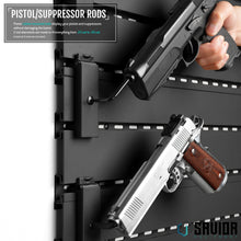Wall Rack System - Adjustable Pistol & Suppressor Rod (2-Pack)