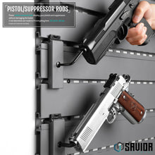 Wall Rack System - Adjustable Pistol & Suppressor Rod (2-Pack)