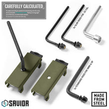 Wall Rack System - Adjustable Pistol & Suppressor Rod (2-Pack)