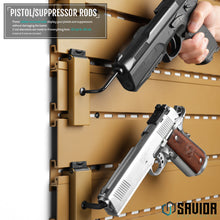 Wall Rack System - Adjustable Pistol & Suppressor Rod (2-Pack)