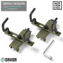 Wall Rack System - Adjustable Pistol Hangers (2-Pack)