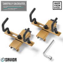 Wall Rack System - Adjustable Pistol Hangers (2-Pack)