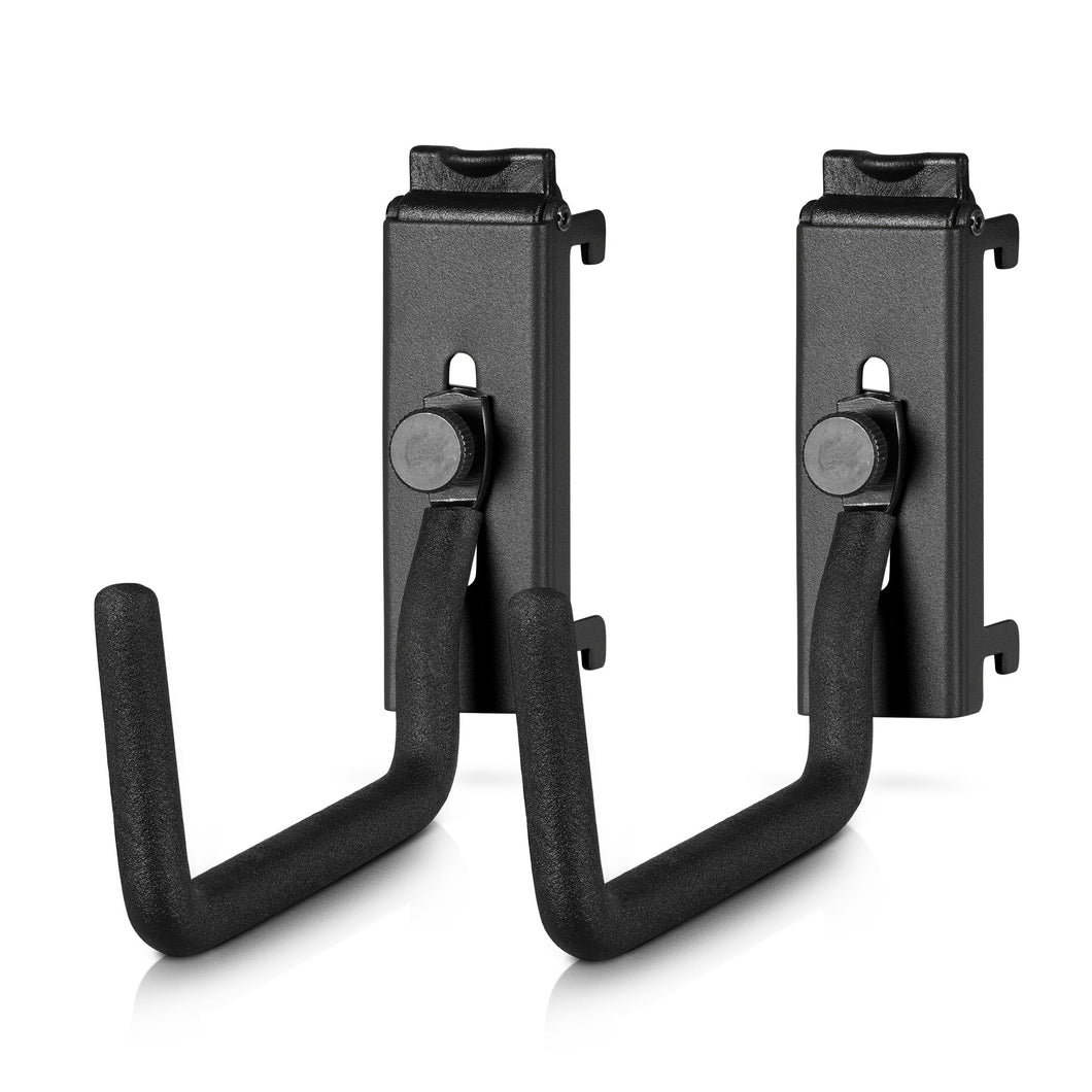 Wall Rack System - Adjustable J-Hook, Large (2-Pack)
