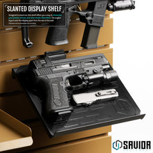 Wall Rack System - Slanted Display Shelf w/ Non-Slip Mat