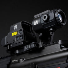 EOTECH - G45 Magnifier w/ FAST Omni Flip-To-Center Magnifier Mount FDE Side Profile - l3 - HCC Tactical