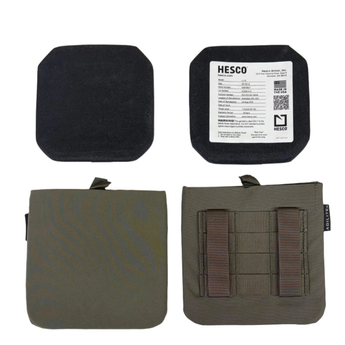 Ranger Green; Agilite - Flank Side Plate Carriers & L110 Special Rifle Threat plates Loadout - HCC Tactical