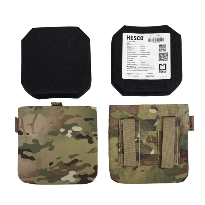 MultiCam; Agilite - Flank Side Plate Carriers & 4101 LEVEL IV plates Loadout - HCC Tactical