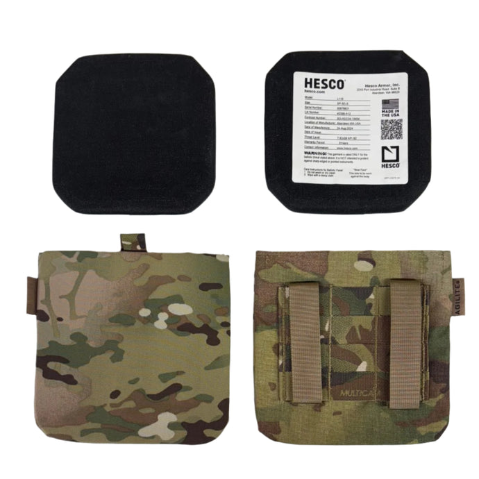 MultiCam; Agilite - Flank Side Plate Carriers & L110 Special Rifle Threat plates Loadout - HCC Tactical
