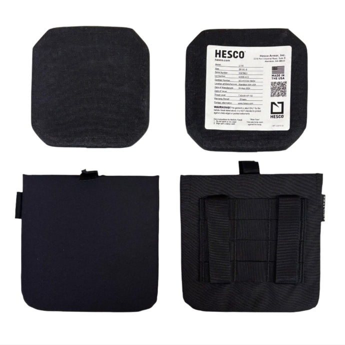 Black; Agilite - Flank Side Plate Carriers & L110 Special Rifle Threat plates Loadout - HCC Tactical