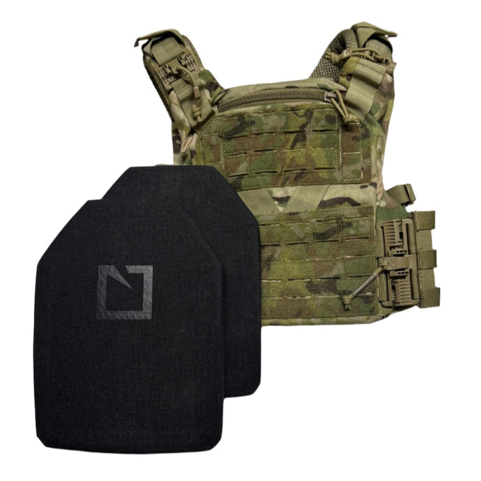 MultiCam; Agilite - K19 Plate Carrier with Hesco 3810 Plates - Sapi - HCC Tactical