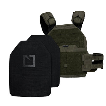 Ranger Green; Agilite - K19 Plate Carrier & M210 Special Rifle Threat - HCC Tactical