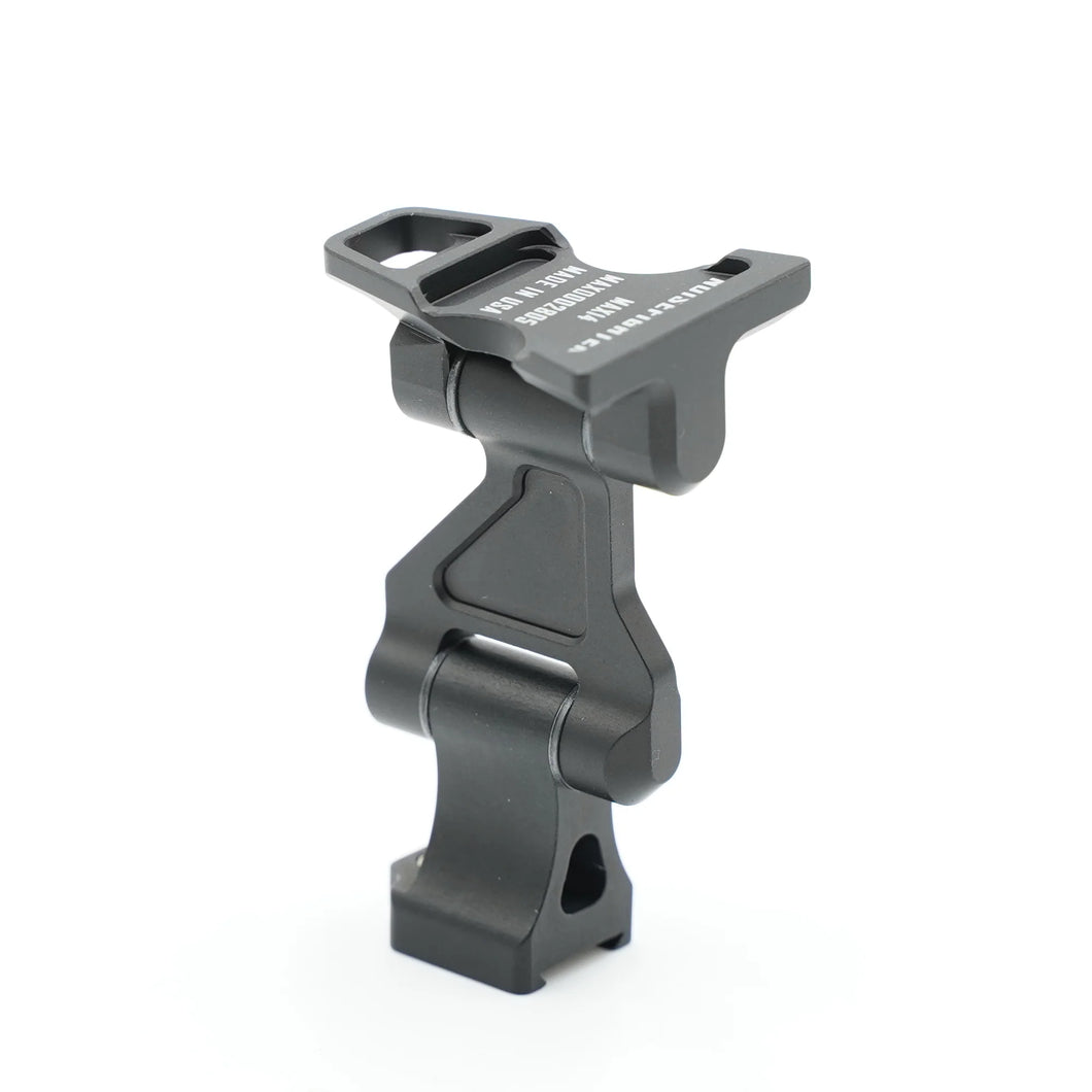 Black; Noisefighters - ABMAX14 All-Metal J-Arm w/ Rotating Knuckle for RVM-14 - HCC Tactical