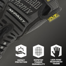 alt alt Mechanix Wear - M-Pact Tactical Impact Resistant Gloves - HCC Tactical