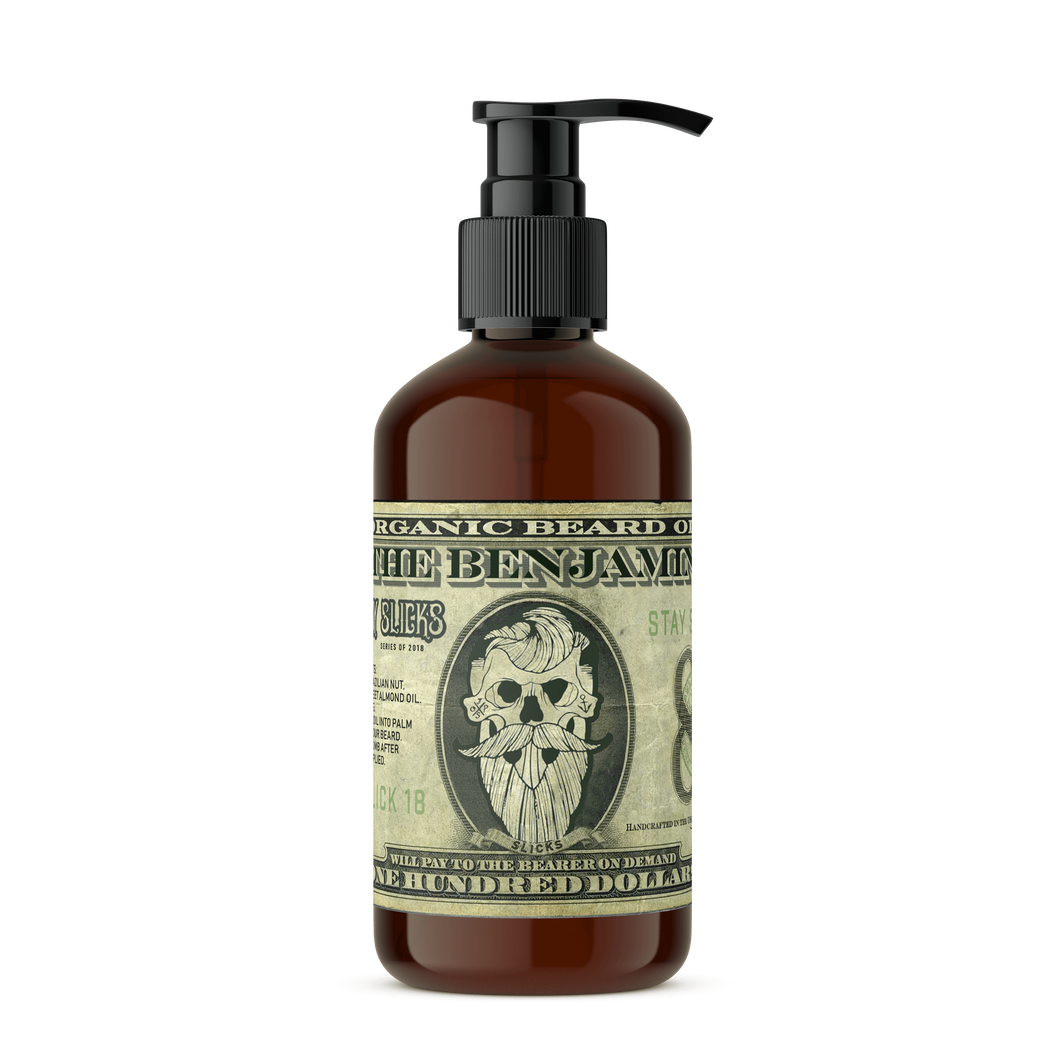 The Benjamin (Large Bottle Organic Beard Oil)