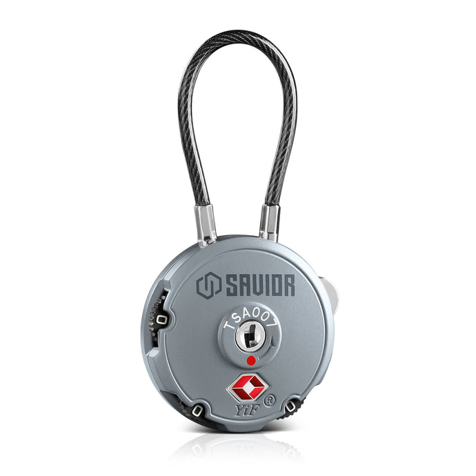 Combination Cable Lock (3-Digit) - 1/2/4 Pack