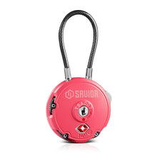 Combination Cable Lock (3-Digit) - 1/2/4 Pack