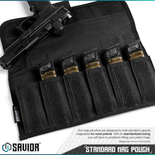 Pistol Magazine Pouch with Sling - 6 Mag