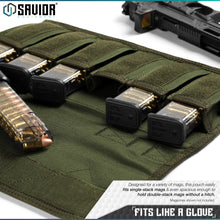 Pistol Magazine Pouch with Sling - 6 Mag