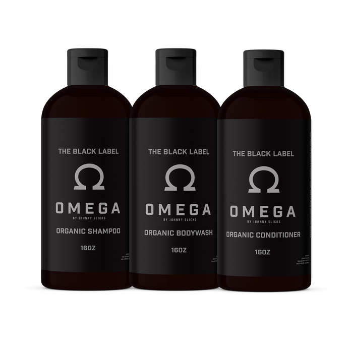 Black Label Shower Set
