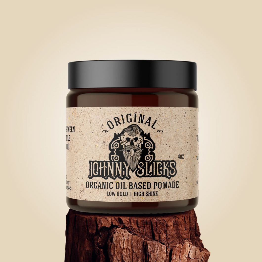 Organic Oil Based Pomade (Low Hold / High Shine)