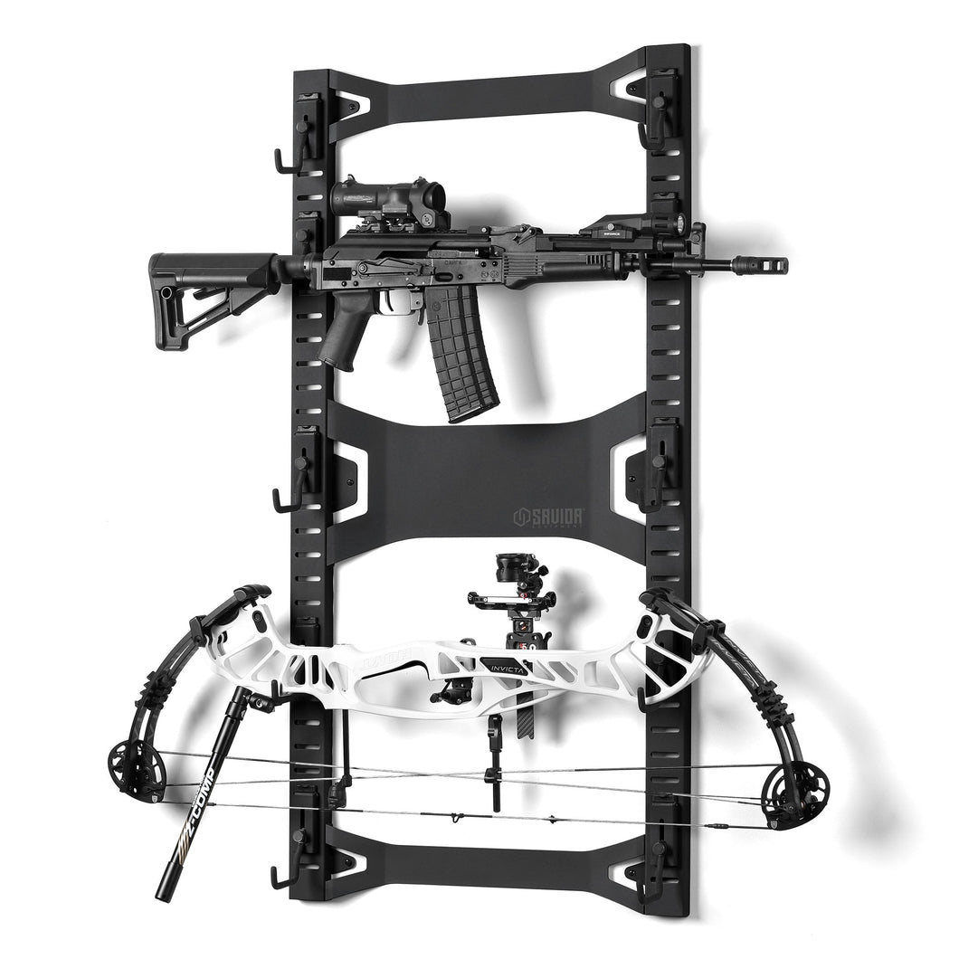 Horizontal Wall Rack w/ 10 Hooks